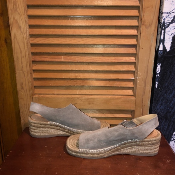 Rag & Bone Suede Leather Wedge Sandals - Picture 10 of 10